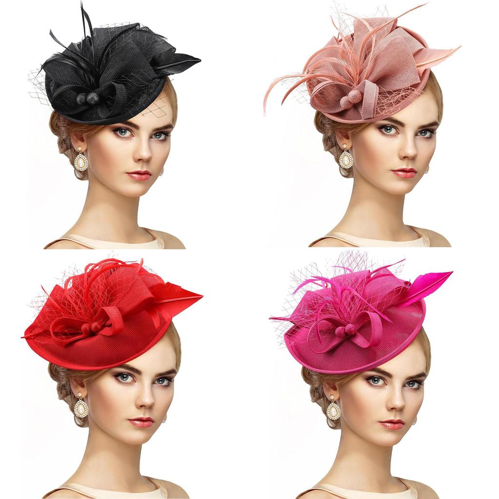 Art Deco Style Linen Hat With Short Brim For Vintage Fashion And Gatherings