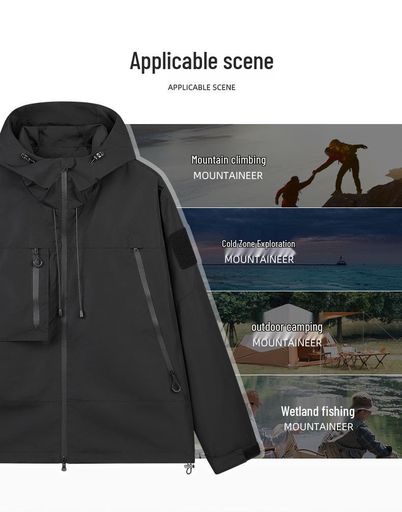 Men's Waterproof Functional Workwear Jacket - Windproof Outdoor Hot Style