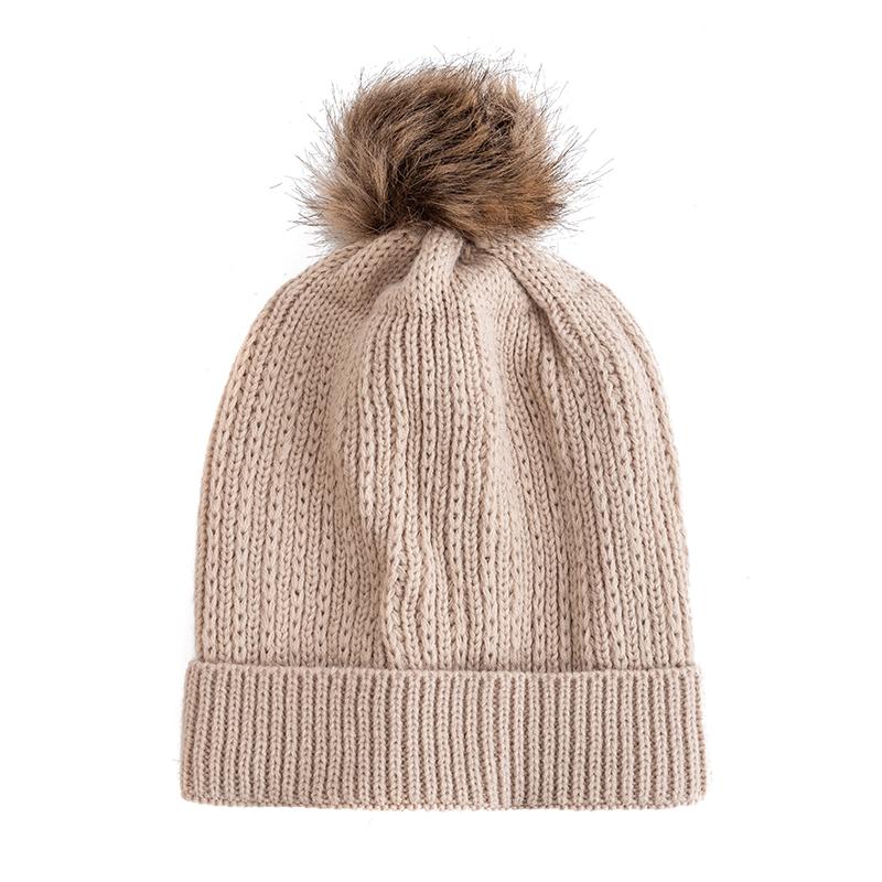 Nové Candy Colours Zimní čepice Dámské Bambulky Čepice Soft Trendy Čepice s čepicí Basic Daily Leisure Cap