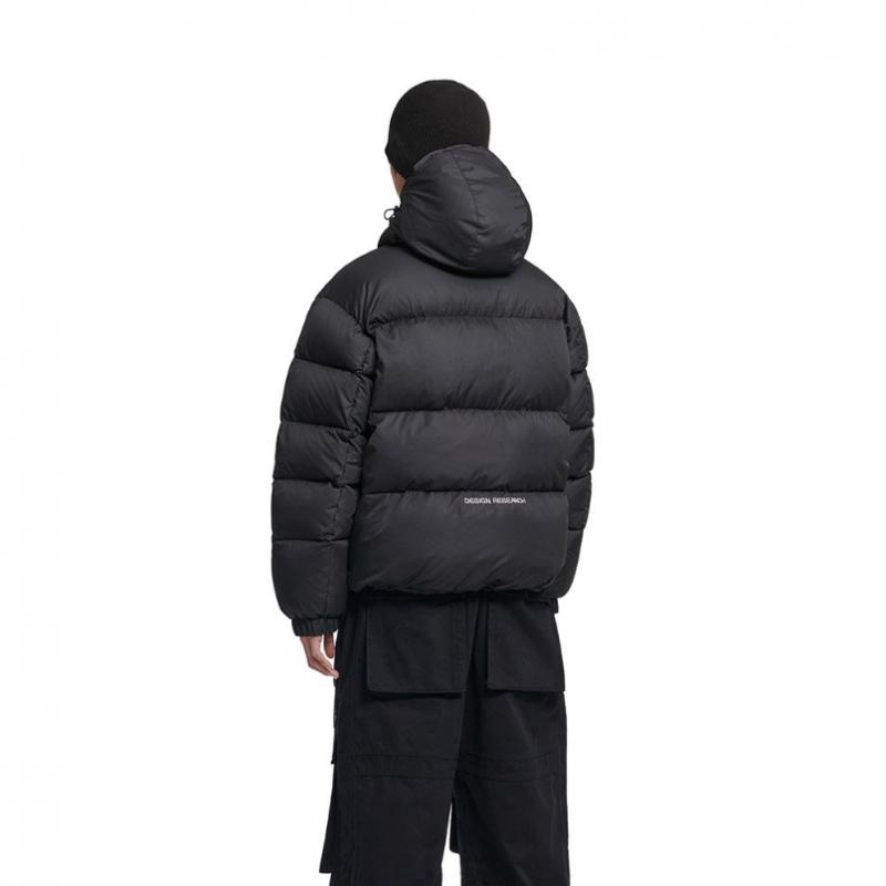 Hestia Hooded Duck Down   Black