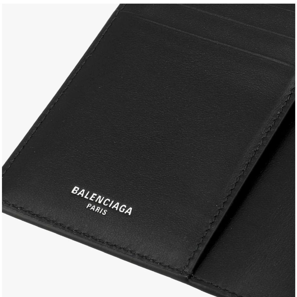 [Balenciaga] 787742 2AA3R 1000 Logo Passport Wallet