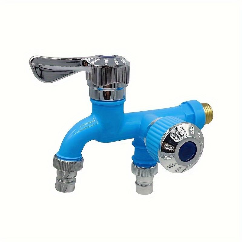 4-point Universal Faucet for Household Use, One To Two Anti Freezing and Splash Proof Kitchen Dual Control Washing Machine Fauce