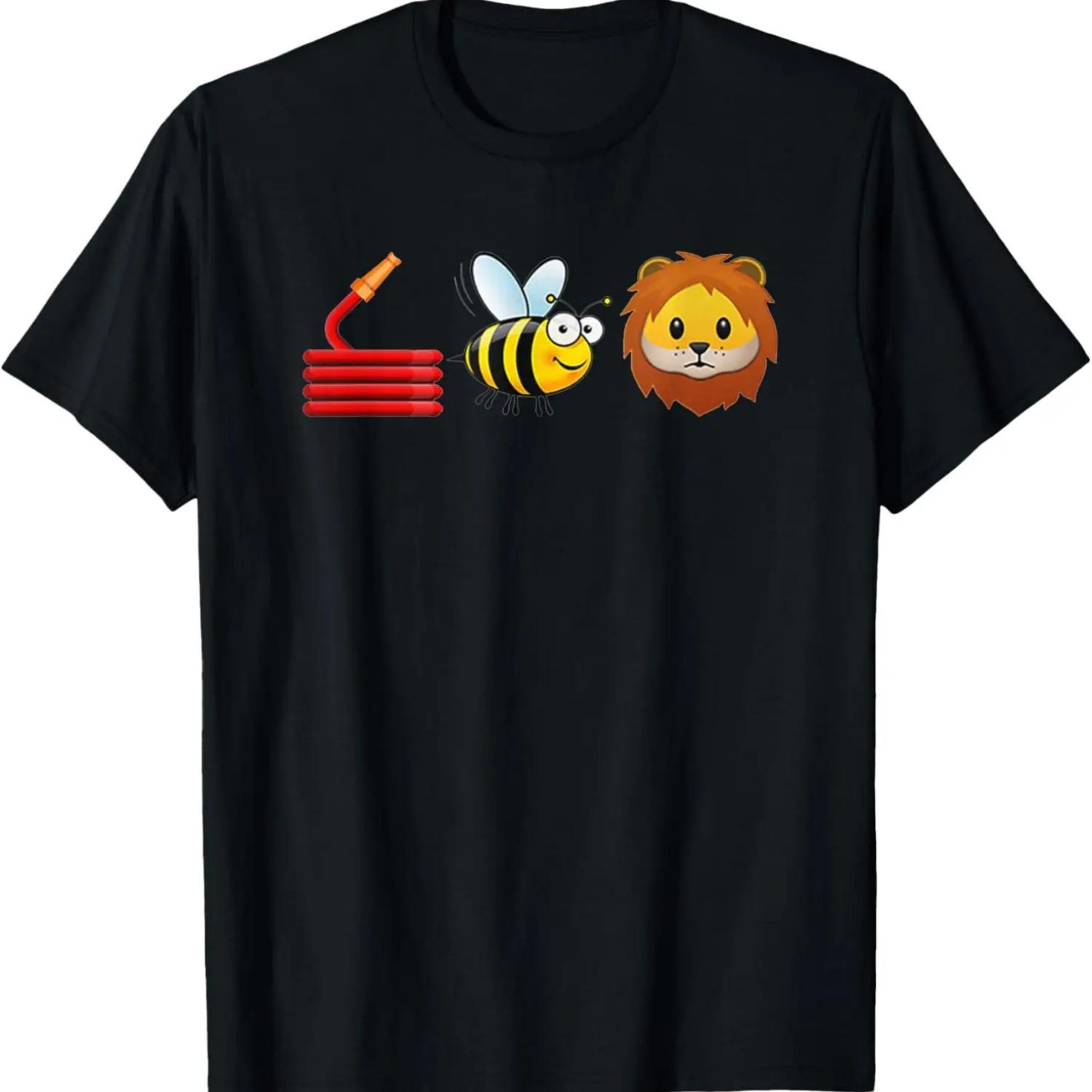 

Hose Bee Lion T-Shirt I am a FireFighter T-Shirt T-Shirt XXXXXL чёрный