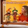 Fall Scarecrow Decorations 2 Pieces Fall Scarecrow Decor 14inch Stakes With Cloth And Hat For Yard Lawn Porch Home Party