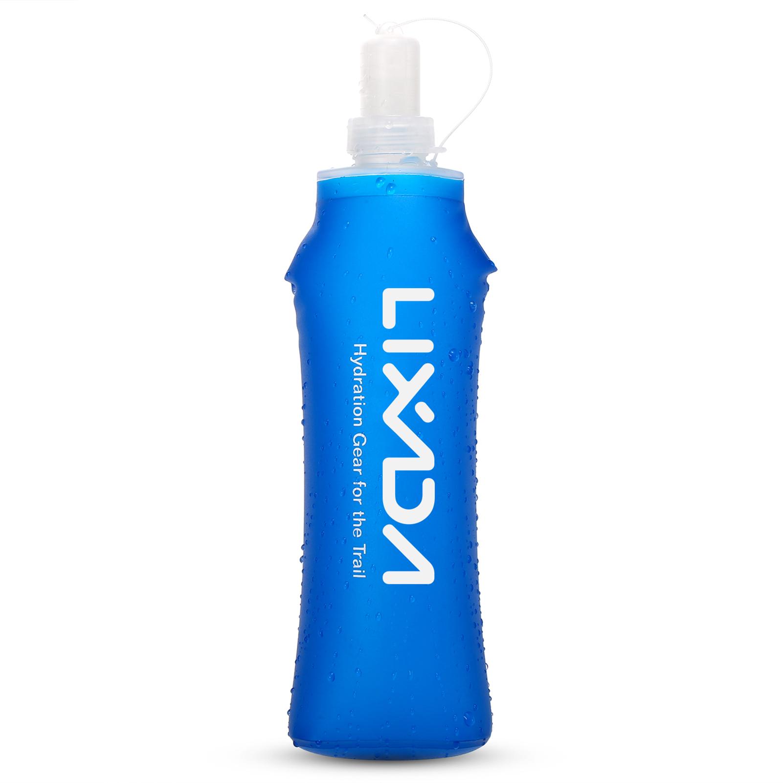 

Lixada 1PCS/2PCS 500ml Outdoor Water Drinking Bottle Soft Folding Flask BPA Free for Outdoor Running Sport Hiking Cycling