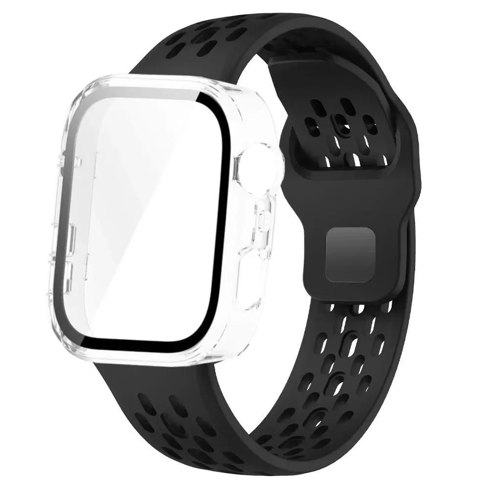 PC-Gehäuse+Silikonband Für Huawei Watch Fit 3 4 4 Pro Displayschutzhülle Armband Für Huawei Watch Fit 4 Pro Vollständige Abdeckung Schale