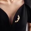 Fashion Butterfly Pearl Brooch Femininity Small Fragrant Suit Corsage Versatile Pin Accessories