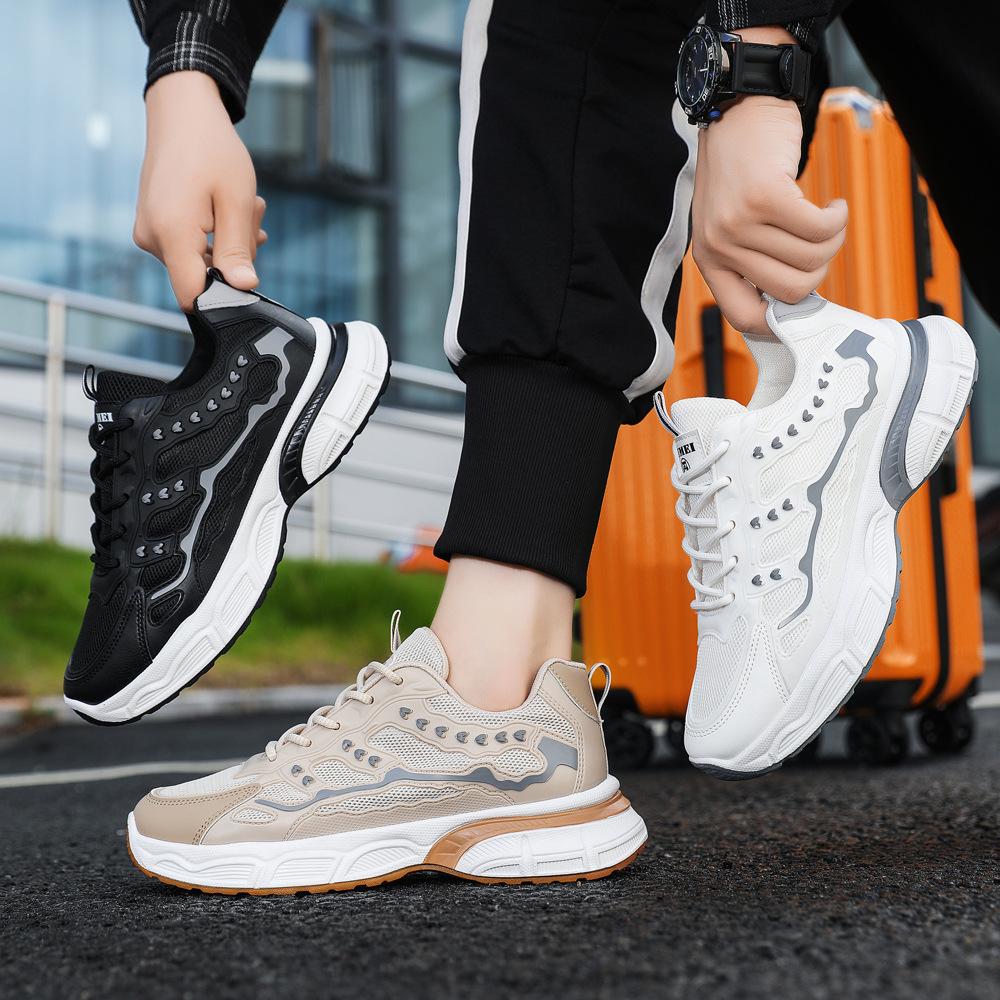 2024 Men Luxury Sports Shoes Fashion Versatile Mesh Breathable Casual Shoes Comfort Running Shoes Sneakers Zapatos Para Hombre