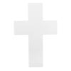 Leeres Schaumstoffkreuz Form DIY Bastelprojekt Polystyrol Unbemalt Religiöse Feier Dekoration für Weihnachten Ostern Kommunion