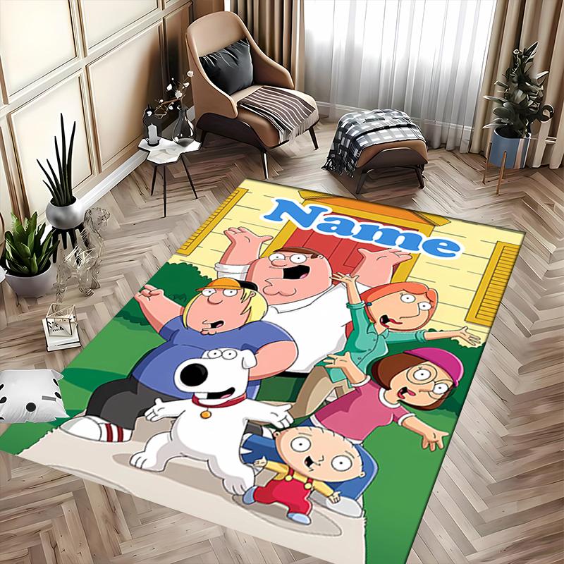 Custom personalization Family Guy Area Rug - Perfect For Kitchen, Bathroom,Laundry Room Decor Large Size Available,Gift All Seasons