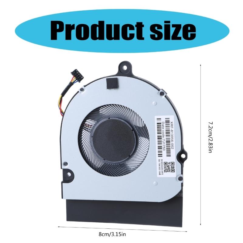 High Performances Notebook Coolers Radiators Cooling Fan Compatible for ThinkBook L15 Notebook Superior Performances