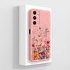 Pouzdro Pro Samsung M36 M55 M56 A25 A26 A17 F56 Krásná Květina Olejomalba Pouzdro na Telefon Ochranná Fólie na Displej Měkký Nárazník Prachotěsný Kryt Pro Samsung Shell