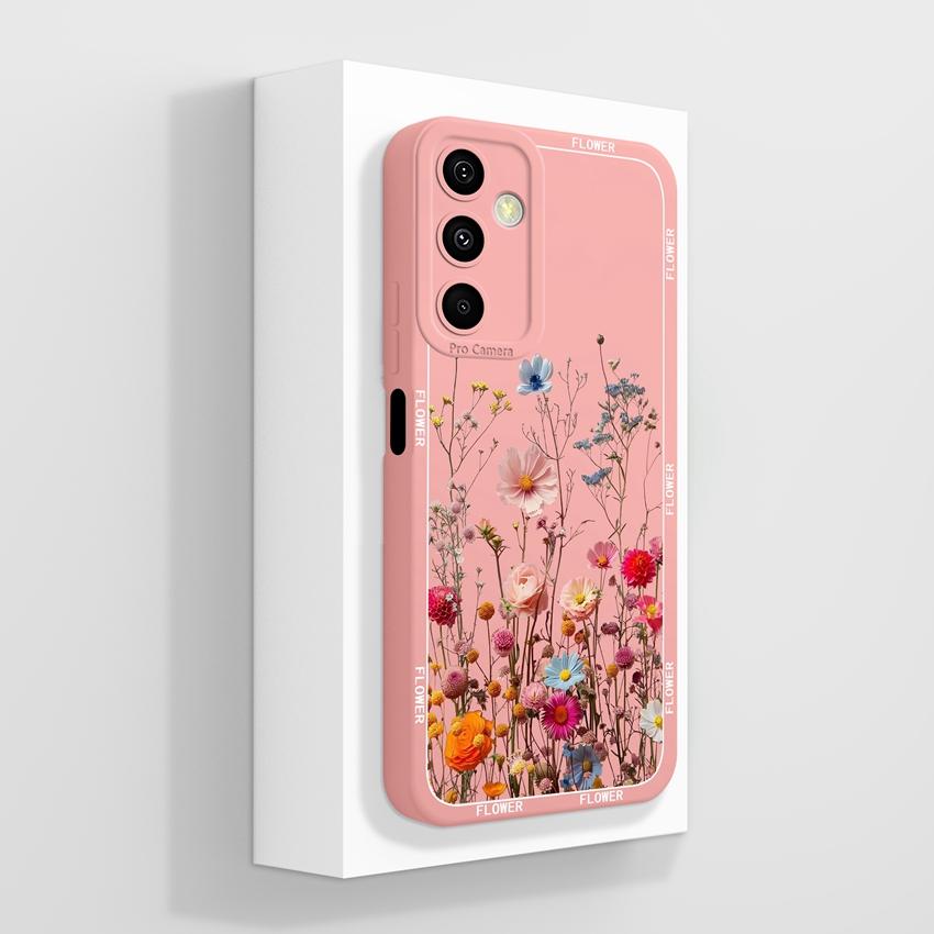 Husă Pentru Samsung M36 M55 M56 A25 A26 A17 F56 Husă Telefon Floare Pictură în Ulei Frumoasă Protecție Ecran Bară de Protecție Moale Husă Rezistentă la Praf Pentru Carcasă Samsung