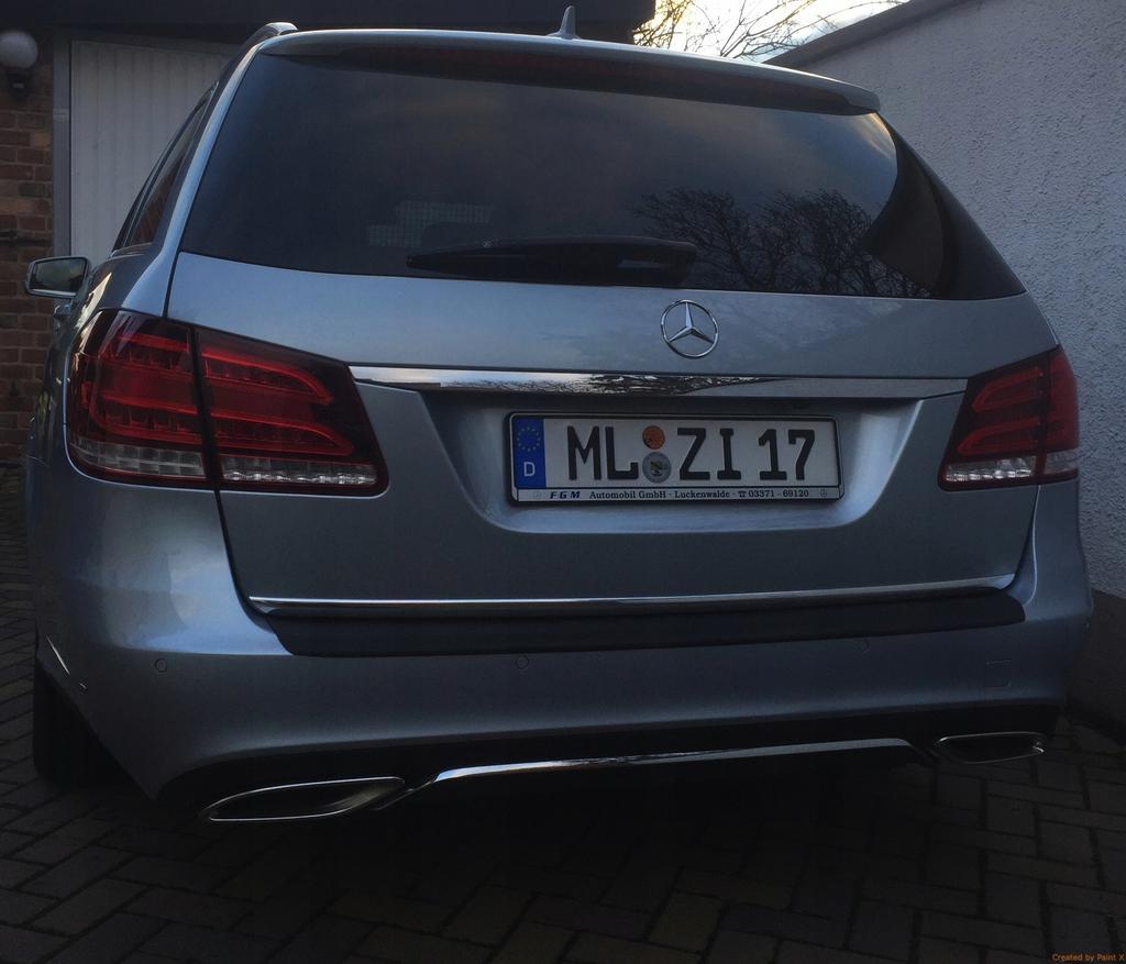 Mercedes E-Class S212 Chrome Trim Boot Lid