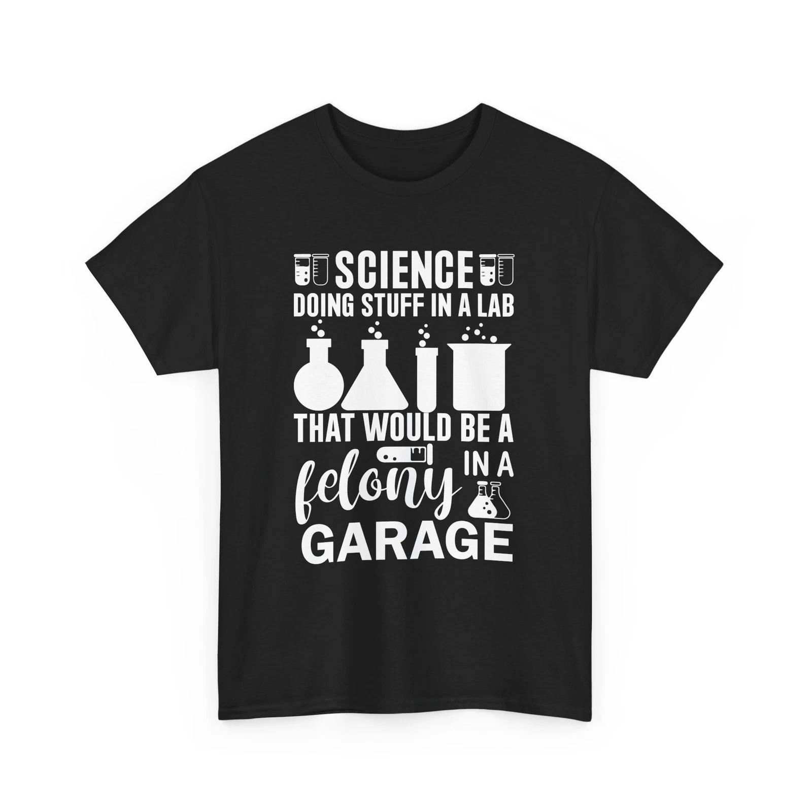 Funny Biology T-Shirt – DNA Helix Genetic Science Nerdy Graphic Tee L
