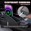 Upgrade Car Gap Filler Seat Crevice Storage Box A Pair Car Seat Gap Filler Seat Gap Organizer Box with Phone Charging Cable Hole