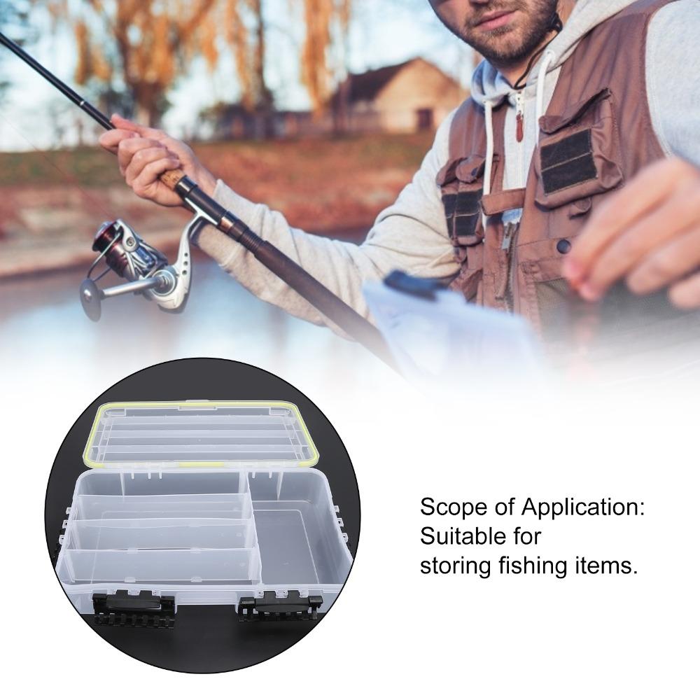 with Removable Partitions Fishing Lure Storage Box Fishing Tackle Box  For Fish Hooks Storage