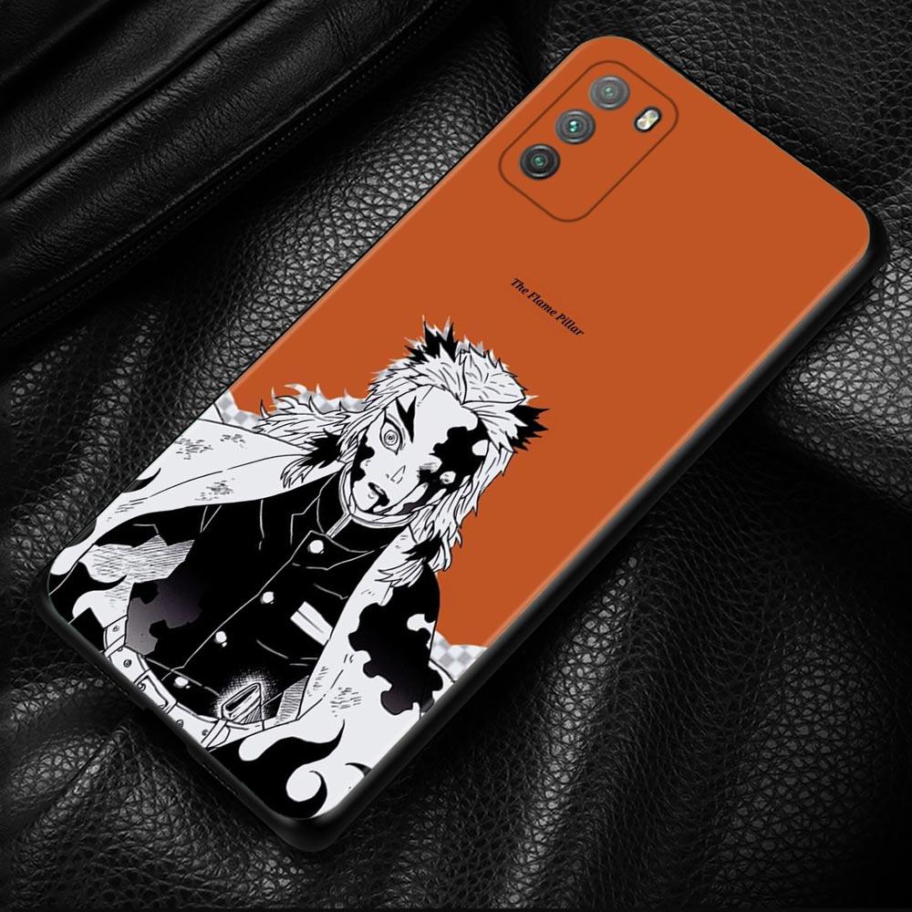 Pouzdro Anime Cartoon Demon Blade pro Xiaomi Mi Poco X3 Pro F3 X3 GT M3 X3 NFC F1 M3 Pro 5G F3 GT Black Silicon Cover Coque Shell