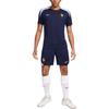 Nike France National Team Euro Cup Football Training Series Color Block Printed Round Neck Short Sleeve Football Shirt Men Tops Navy-Blue FJ2921-498
