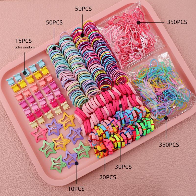 

875 шт. головной убор, заколка для волос, подарочная комбинация заколок для волос, женская петля для волос, зажим для края, аксессуар для волос, набор аксессуаров для волос в разных стилях (нет коробки)