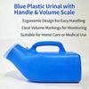 Male Urinal Plastic Pee Bottles Large Capacity 1200ml Pee Container with Easy-grip Handle Design for Elderly Men Outdoor Camping