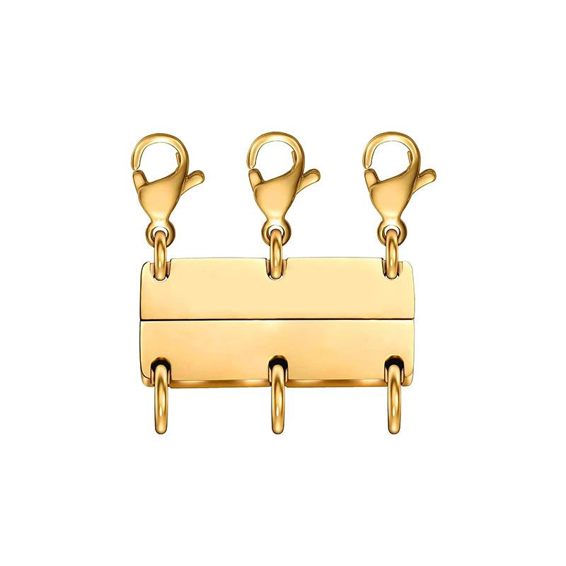 

1 шт. многослойная застежка для ожерелья, магнитный разделитель для многорядных украшений, соединитель, застежка-слайдер