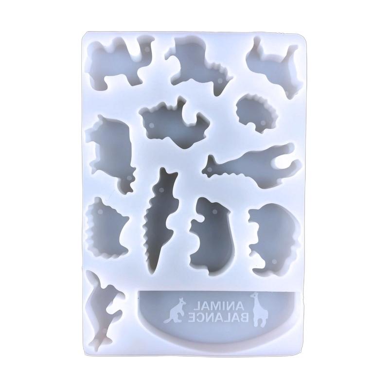 Силиконовая форма Мультяшный Динозавр Силиконовая Форма для Выпечки Форма Животное Балансир для Детской Вечеринки Желе Печенье Шоколадные Конфеты чистый