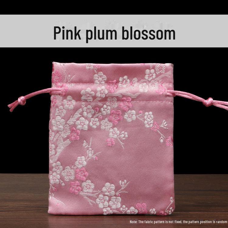 "Chinese Brocade Jewelry Drawstring Gift Bag"