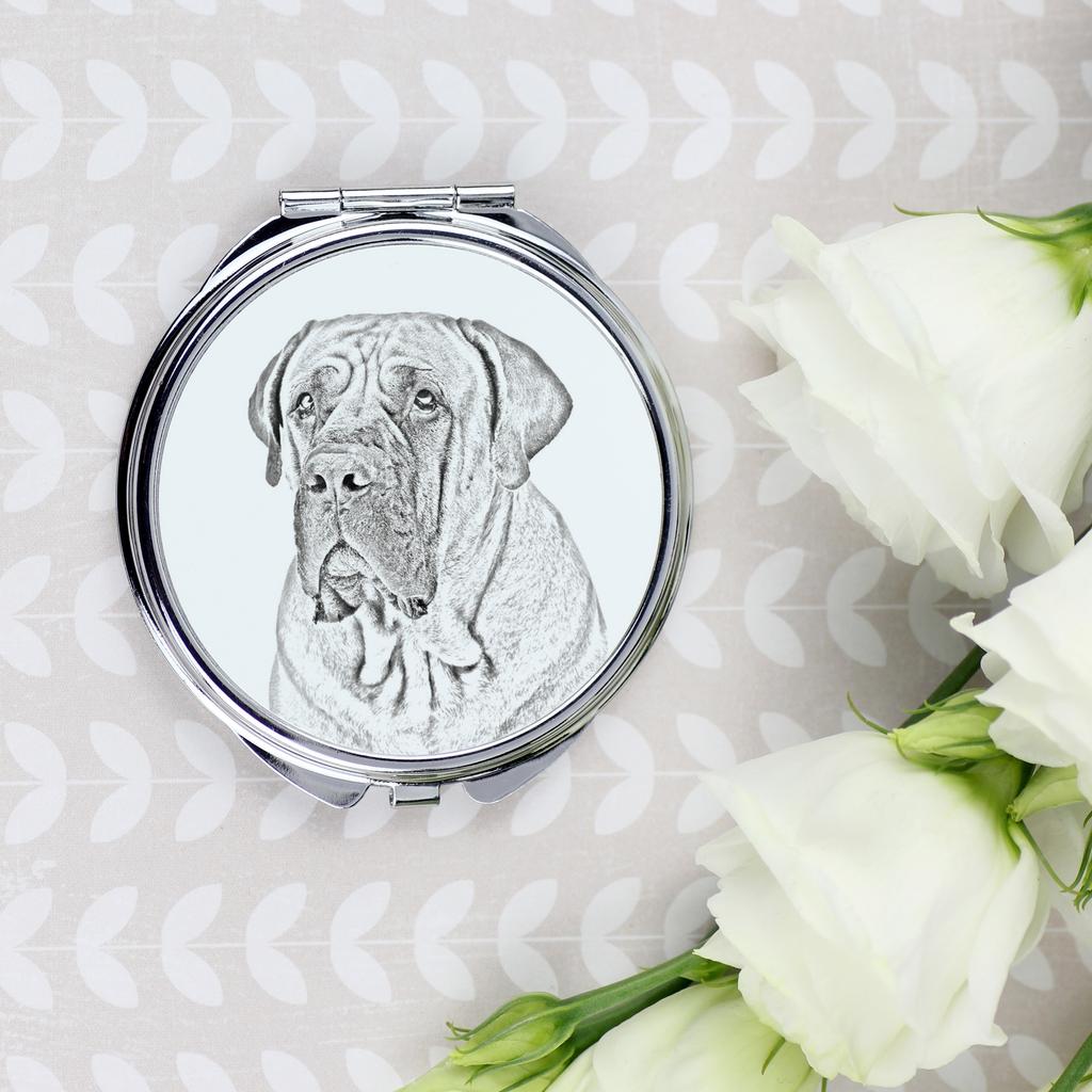Boerboel, South African Mastiff – Pocket mirror with a dog, personalized mirror for a purse | Art-Dog