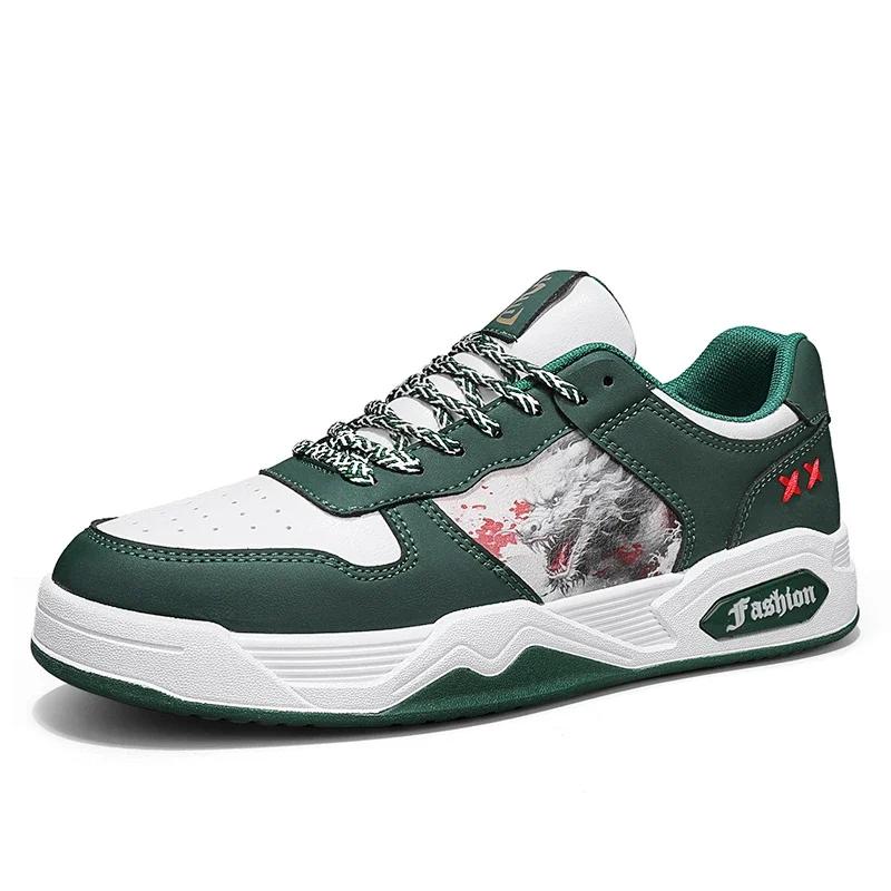 

2024 Dropshipping Мужская обувь в стиле аниме, кроссовки для косплея, мужская повседневная обувь, высокие кроссовки для тенниса и бега, кроссовки для мужчин, мужская обувь 44 зелёный