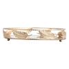 Round Mirror Plate Decorative Cosmetics Storage Tray for Catering , Wedding Party Decoration - 300mm