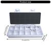 Plastic Paint Box 12/18/24 Wells Leakproof Paint Storage Case For Watercolor Oil Acrylic Paints Artists Art Supplies