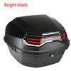 Universal Motorcycle Rear Tail Trunk Lockable Carrier Waterproof Storage Case With Mounting Hardware For Full Helmet Storage