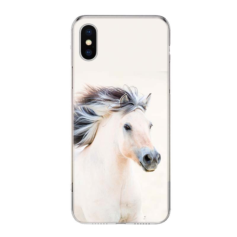 

Лошадь Животное Для iPhone 17 Air 16 15 14 Plus 13 Mini 12 11 Pro Max Чехол для телефона 16E 7 Печать 8 SE Fundas Чехол Мягкий Coque 16 15 14 iPhone 13 Mini