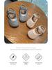 2025 Summer New Girls' Woven Turban Sandals - Soft Sole Toddler Princess Shoes