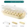 ZISIZ Large Capacity Ice Cube Maker & Storage Set