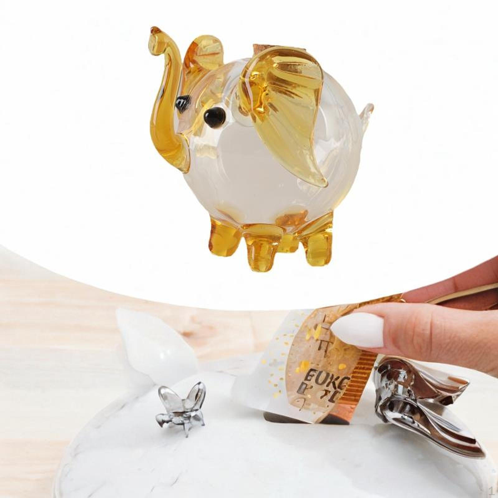 

Стеклянная копилка Прозрачная копилка для мелочи Банка для сбережений для центрального элемента День рождения With Stopper