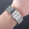 18mm 20mm 22mm 24mm 26mm Universal Watch Strap Stainless Steel Watch Band Flat Interface for Men Women Folding Buckle Wristbelts