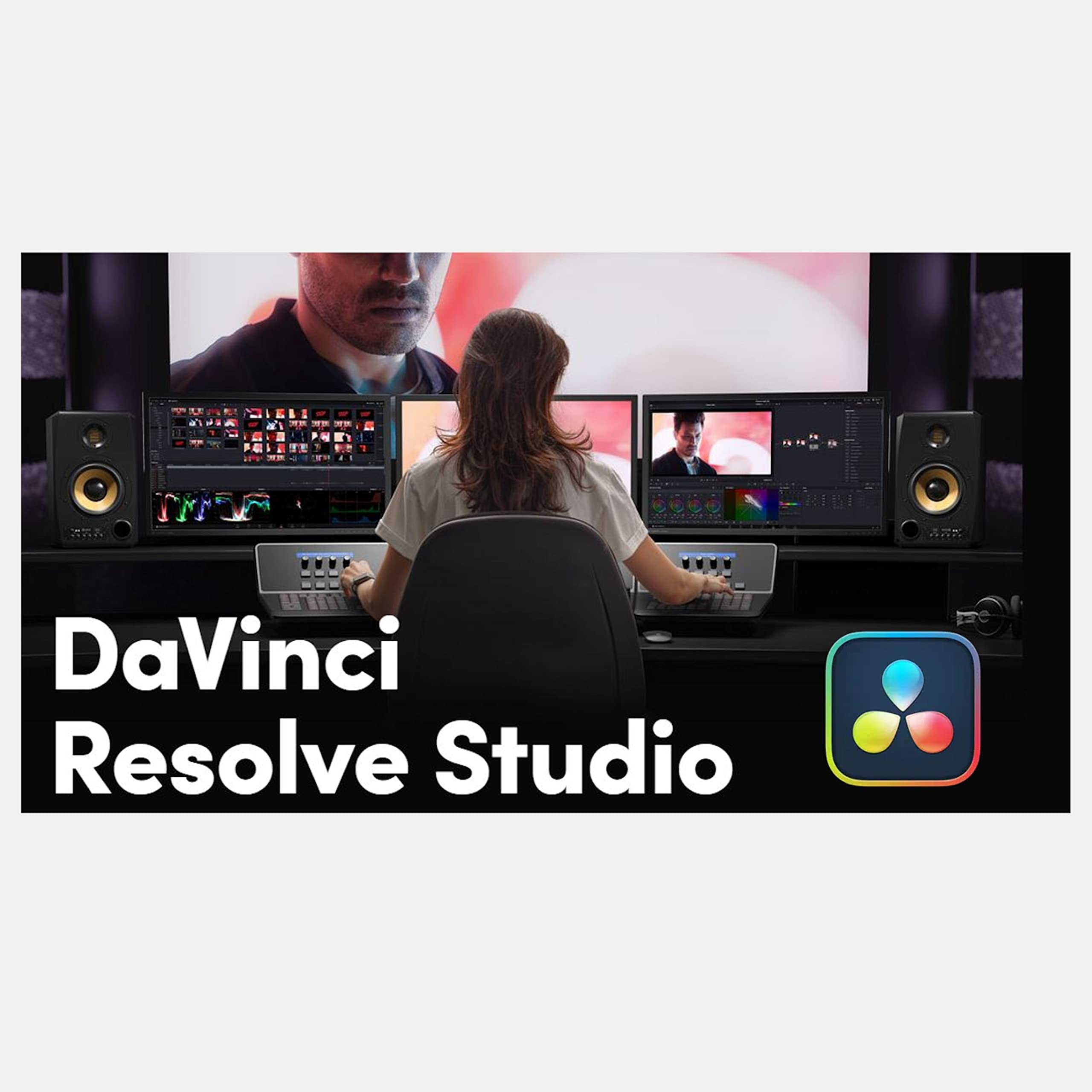 

Ліцензійний ключ Blackmagic Design Blackmagic Davinci Resolve18 Studio (DV/resstud) чорний