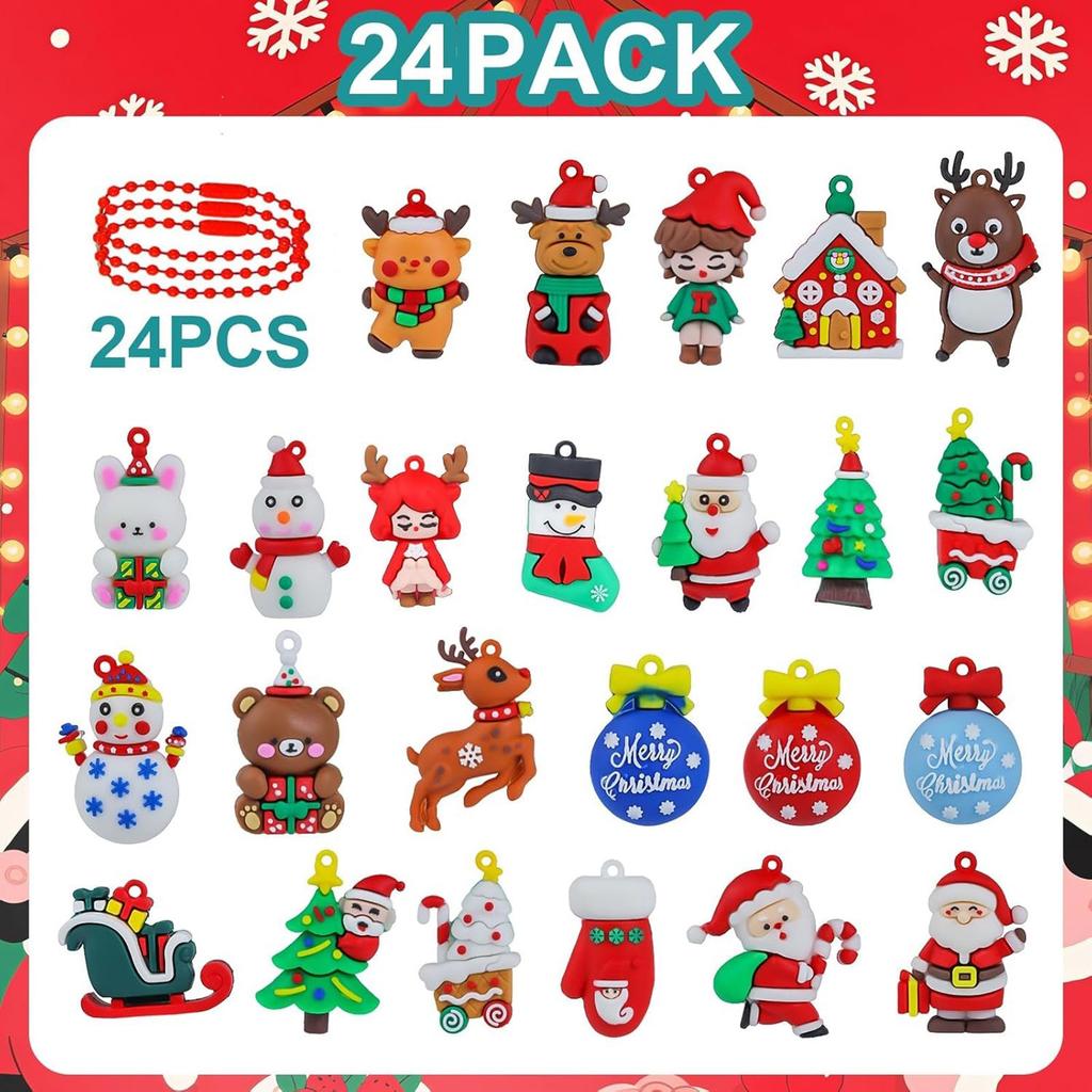 Vánoční kalendář, vhodný pro dívky i chlapce, obsahuje 24 dní jedinečných dárků odpočítávacích dnů