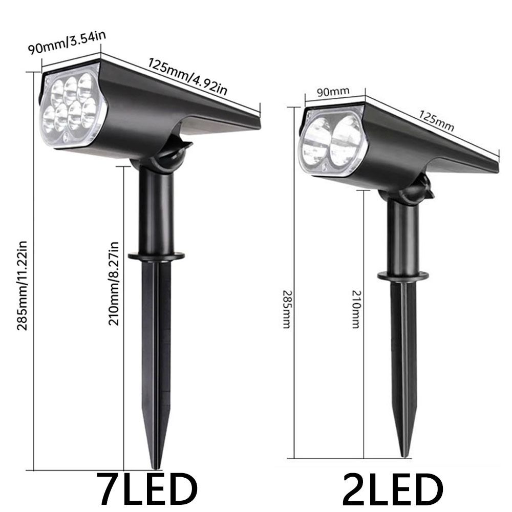 Wasserdichter Solarstrahler Ultrahelle Garten Dekor Lampe Wegbeleuchtung Lampe Außengarten