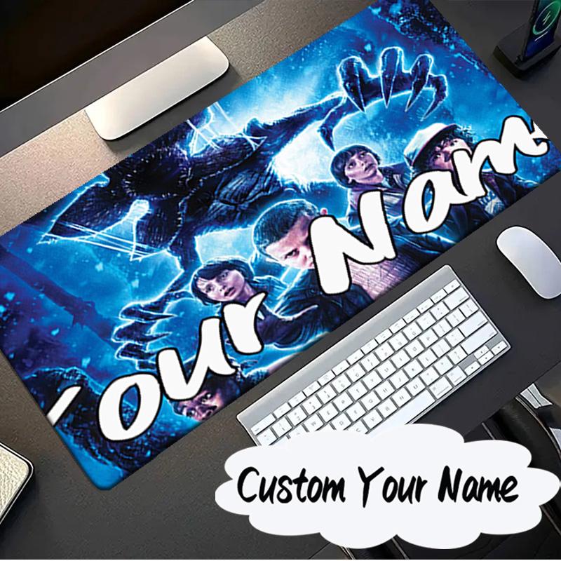 Custom Name Mouse pad Stranger Eleven Upside Down Mouse pad, Gaming Mouse Pad, keyboard pad, Desk Decor for computer notebook Fan Birthday Gift
