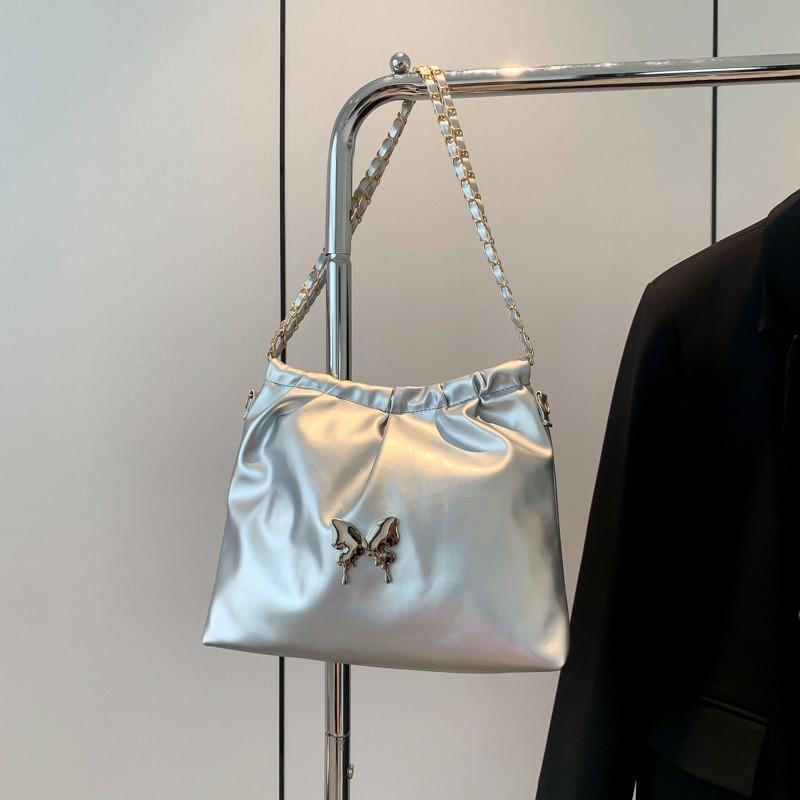 Trendy Street Style Pu Shoulder Bag For Women 2024 Summer With Bow Detail