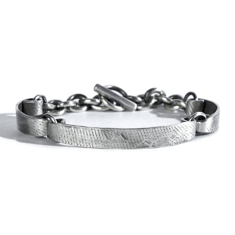 

SEWNSWEN SEWN SWEN SILVER LINE SCRATCH bracelet ORDER MADE