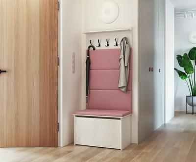 Shoe Cabinet with Seat and Hanger ANDY