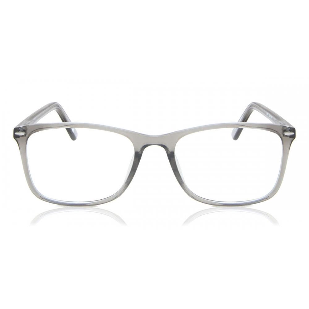 Full Rim Square Transparent Grey Smartbuy Collection Sham Ac2d Fashion Unisex Eyeglasses