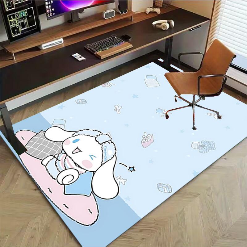 1pc CINNAMOROLL Carpet Office Rug Outdoor Mat Home Decor Area Carpet Festival Gift Office desk chair carpet