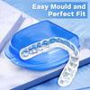 Custom Tray Whitening Kit with 4 Bruxism Mouthguards, Plastic Guards, and Storage Box