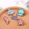 Trendy Marine Animal Brooches: Starfish, Seahorse, Hippocampus Badges