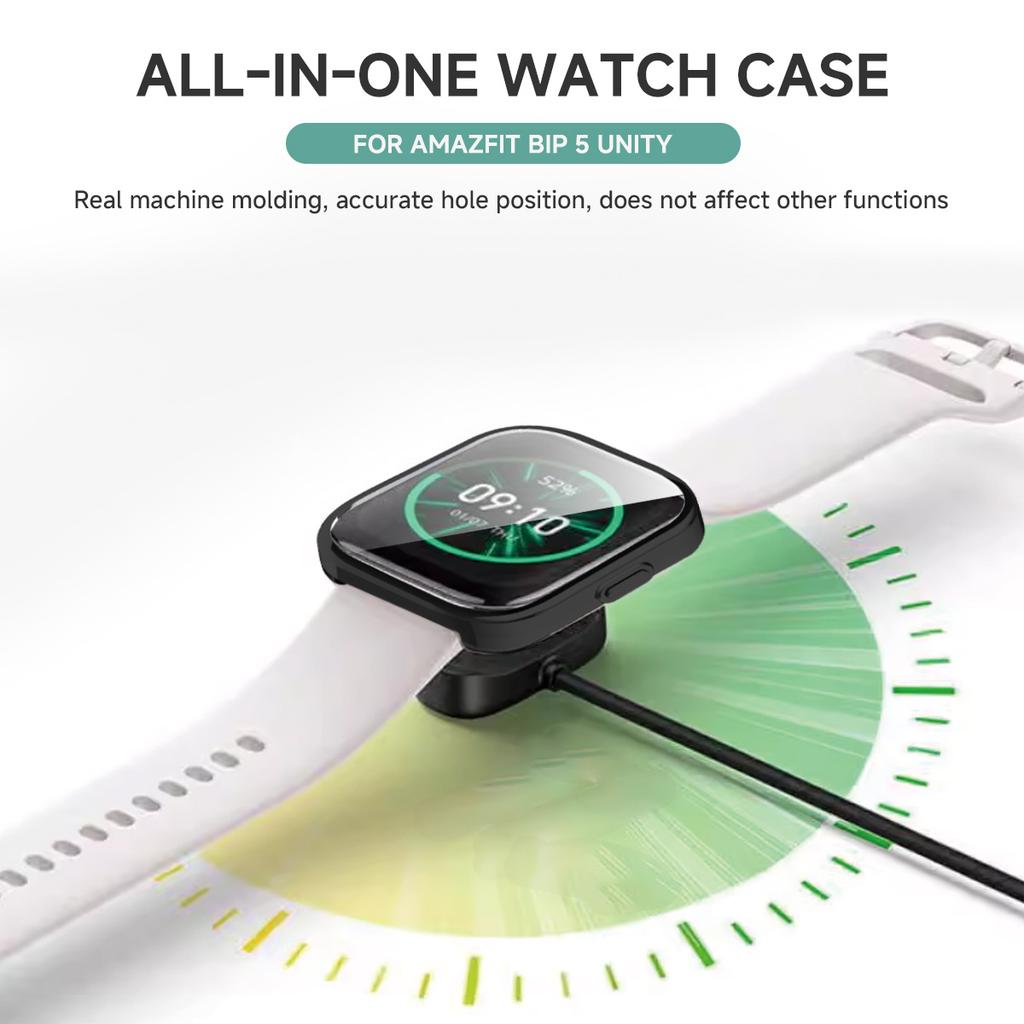 TPU Screen Protector Case For Amazfit Bip 5 Unity Smart Watch Full Coverage Protective Shell for Amazfit Bip5 Unity Accessories